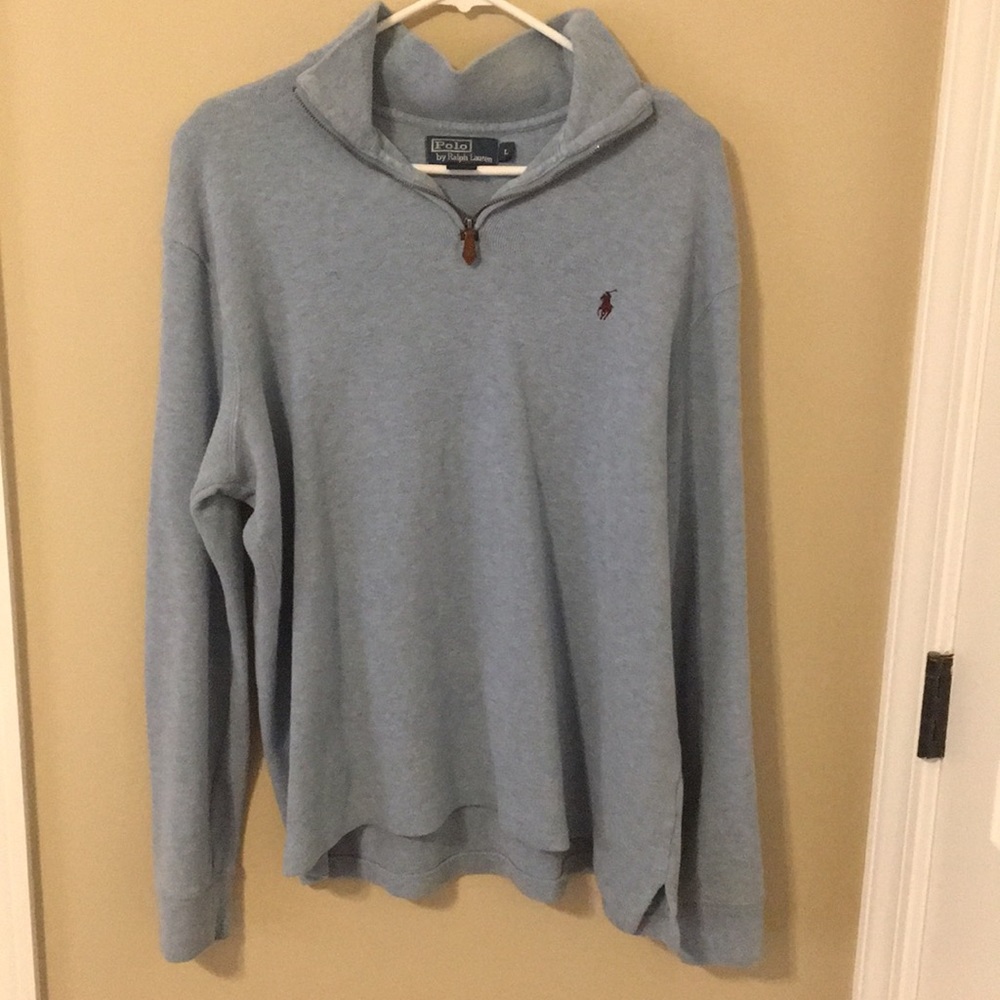 Large blue Polo pullover